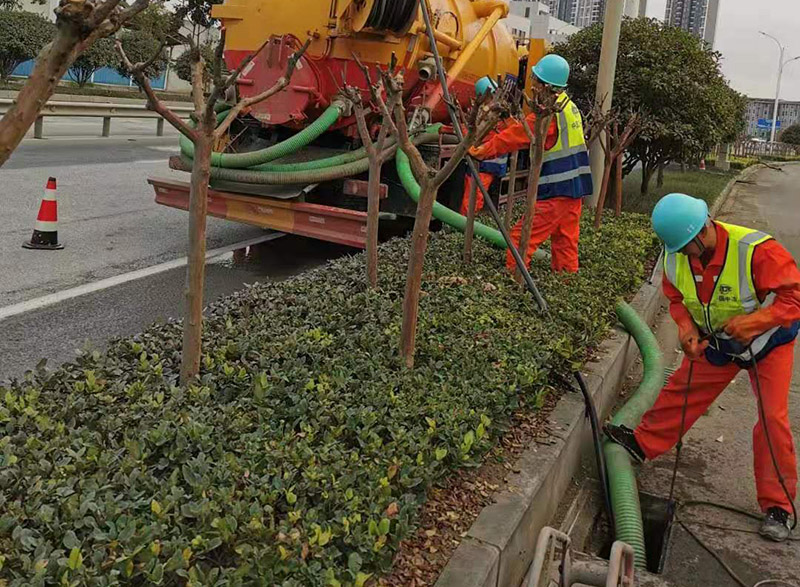 横林镇市政管道清淤